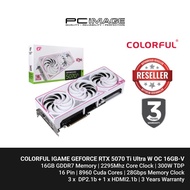 COLORFUL iGame GeForce RTX 5070 Ti Ultra W OC 16GB-V GDDR7 Graphics Card ( CFL-RTX5070 TI ULTRA W OC