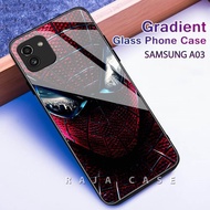 Softcase Glass Kaca SAMSUNG A03 - Casing Hp SAMSUNG A03  - J107 - Pelindung hp SAMSUNG A03 - Case Ha