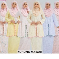 BAJU KURUNG MAWAR MUSLIMAH EMBROIDERY SULAM (DESIGN 1) KURUNG RAYA 2024 AFA DESIGN