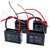 CBB61 Fan Capacitor 0.8uf 1uf 1.2uf 1.5uf 1.8UF 2uf 2.5uf 3uf 3.5uf 4uf 4.5uf 5uf 6uf 8uf 10uf 12UF 