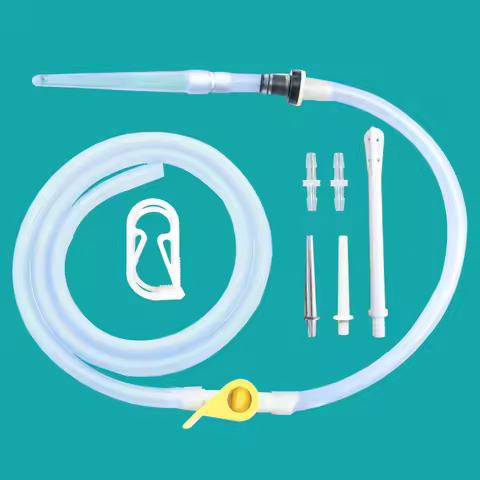 1PC Bidet Silicone Enema Irrigator Enema Bag Rinse Bag 1.5m Tube Accessories