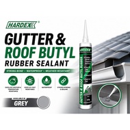 HARDEX RS280-550 Gutter Roof Butyl Rubber Sealant 550g Grey Roof Silicone Waterproof Gam Bumbung Ata
