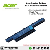 Laptop Acer Aspire Battery Part Number AS10D3E / Laptop Battery Replacement