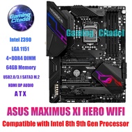 Used ASUS MAXIMUS XI HERO WIFI Motherboard Z390 Chipset LGA1151 DDR4 ATX Motherboard Compatible with