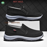 Men's Slip on Sneakers with Arch Support Casual Non Slip Walking Boat Shoes for Walking Biking Driving High Quality Durable