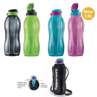 Tupperware eco bottle flip top 1.5L/2.0L bottle air 1500ml /2000ml/ pouch/ strap