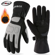SUOMY New Motorcycle Gloves Windproof Waterproof Guantes Moto Motorbike Riding Gloves Touch Screen Moto Motocross Gloves Winter Gloves