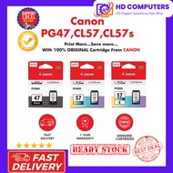 CANON PG-47 Black / CL-57S Color  / CL - 57 Color Ink Cartridge  ( PG47 / CL57 )