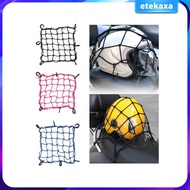 [Etekaxa] Motorcycle Top Box Cargo Net Motorcycle Stretchable Storage Net Cover