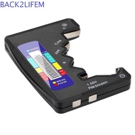BACK2LIFEM Battery Capacity Detector Battery Monitor 9V Digital Battery Level Tester LCD Volt Capaci