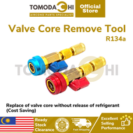 TOMODACHI Car Air Cond Valve Core Remover Tool for Tire and R134a  Valve Core Quick Remover  Valve C