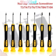 ZAIJIEEE Disassembly Repair Tools, Plastic With Hole Torx Screwdriver, Practical T3/T4/T5/T6/T7H/T8H