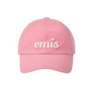 emis - 貼花標誌鴨舌帽 粉色