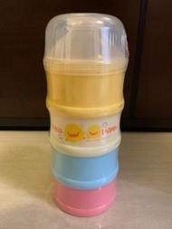 黃色小鴨 四層奶粉盒 外出方便 奶粉分裝 奶粉盒