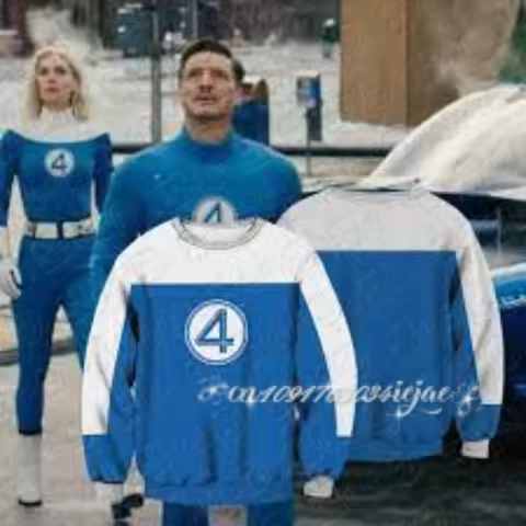 2026 HOT toys New Fantastic Four Role-Playing Long Sleeved Shirt kid Comfortable Summer Sportswear A