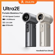 Jisulife Handheld Fan Ultra 2E High-speed Portable Fan 8700mAh Rechargeable LED Display Powerful Tur