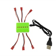 USB Charger SYMA X5HC X5HW X5UW X5C 1In W 6 Pcs Cable Line H107L H107C RC Aircraft 3.7V 1S Lipo