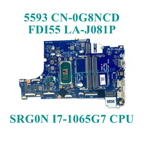 CN-01VFDK CN-01J5TX CN-047MF0 CN-0G8NCD CN-0G9RW0 With I5/I7 CPU LA-J081P For DELL 3501 3493 5593 La