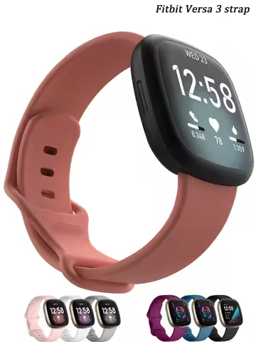 Silicone Band For Fitbit Versa 3 strap Soft smartwatch Correa sport Bracelet For Fitbit Sense Versa3