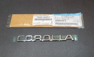 ของแท้ โลโก้ COROLLA  ท้ายรถ TOYOTA COROLLA AE 111 TOYOTA COROLLA HI TORQUE  โตโยต้า โคโรล่า ไอทอล์กปี 1998-2001