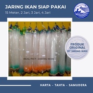 Ready-to-use fishing net 15M Hole 2 Fingers 3 Fingers 4 Fingers