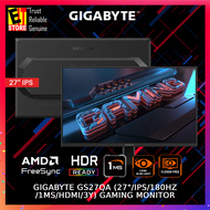 Gigabyte GS27QA (27" IPS QHD/180Hz REFRESH RATE /1MS GTG /HDMI +DP /3YRS WARRANTY) Gaming Monitor