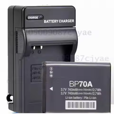 For Samsung ES99 ES70 ST80 PL200 PL170 MV800 Digital Camera Replacement BP70A Battery