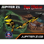 STRIPING JUPITER Z1 gold, STICKER JUPITER Z1 STICKER VARIATION YAMAHA JUPITER Z1 Skotlet Scotlite 02