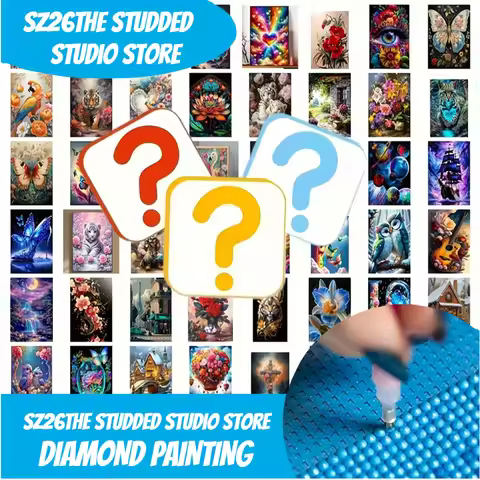 Blind Box Random Shipping Diamond Painting Set Mystery Box Diamond Painting 5D DIY Diamond Embroider