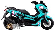 Decal stiker Full body Motor Yamaha Old Nmax 2015-2019  New Nmax 2020 2021 2022 2023 Hello Kitty Simple