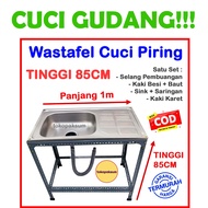 Warehouse Clearance Portable 1 Meter Kitchen Sink Stainless Steel 1M 1 Meter