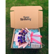 GIFT BOQUET BOX FOR BIRTHDAY (free wishcard)