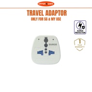 SOUNDTEOH Travel Adaptor Conversion Plug Multipurpose Universal Travel Adaptor