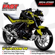 decal vixion r / all new vixion racing variasi hitam warna fullbody TERBARU BISA COD