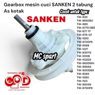 MESIN Gearbox Sanken 2-tub washing machine Gearbox with box TW-820 TW-8560BU TW-8770 DBX TW-880 TW-8