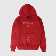 EPIDEMIC JACKET | PEACE IS JUSTICE MAROON