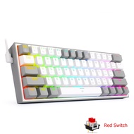Redragon K617 Fizz RGB 61 คีย์ Hotswap แบบมีสาย USBถอดสายได้ (EN/TH)