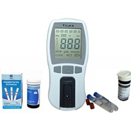 Meter Hemoglobin Hb untuk Kegunaan Rumah, Penganalisis Hemoglobin, Monitor Hemoglobin + 25 Cip + 25 