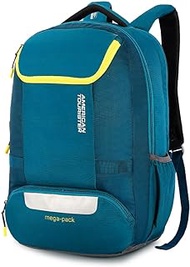 American Tourister Bowie The Outdoor Backpack in Teal - 35 L Capacity, 17" Laptop Compartment, External Bottle Holder, and Shoe Compartment for Men and Women, Teal, L, Vacation
