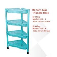 4-Tier Triangle Shelf 490*350*H850mm Viet Nhat