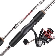 Sougayilang Ultralight Fishing Rod Reel Combos,Portable 2-Piece Spinning Fishing Pole with Stainless