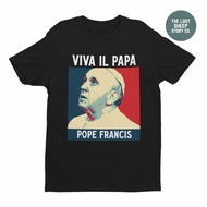 Pope Francis Pope Francis T-Shirt Viva IL Papa Catholic Spiritual T-Shirt Men And Women