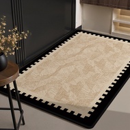 Modern Simple Entrance Household Floor Mat Household Indoor Scraping Mud Rubbing Soil Ring Fleece Fl