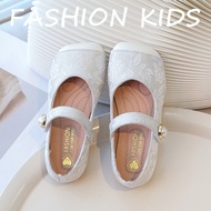 School Student Girls' Fashion Shoe Embroidered Princess Mary Jane Shoes Children's Hanfu Flats Shoes