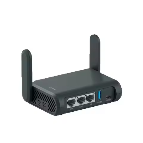 GL.iNet Slate Plus GL-A1300 Pocket VPN Travel Router Dual Band Portable Wi-Fi Router for Travel Ultr