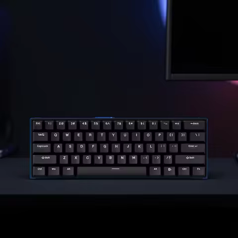 Ace60 magnetic keyboard,Gaming keyboard, wired 61 keys keyboard, ergonomic design, support for mixed