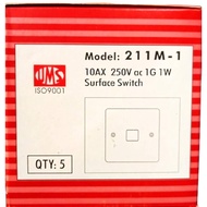 UMS METAL CLAD SWITCH 1GANG 1WAY/2WAY
