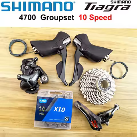 SHIMANO Tiagra 4700 Groupset 2x10 Speed 4700 Lever FD/RD Derailleur HG500 Cassette X10 Chain ROAD Bi