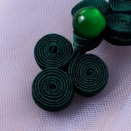 Disc Button Cheongsam Button Chinese Style Three-Round Jade Bead Tang Suit Handmade Retro Button Ethnic Clothing Chinese Style Accessories