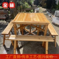 Worship Baxian Table Set Dining Table Square Wine Mat For Table Folding Household Rural 2I Varnish S
